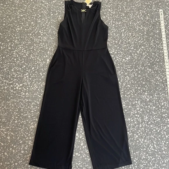 Michael Kors Black Logo Jumpsuit - Picture 10 of 11